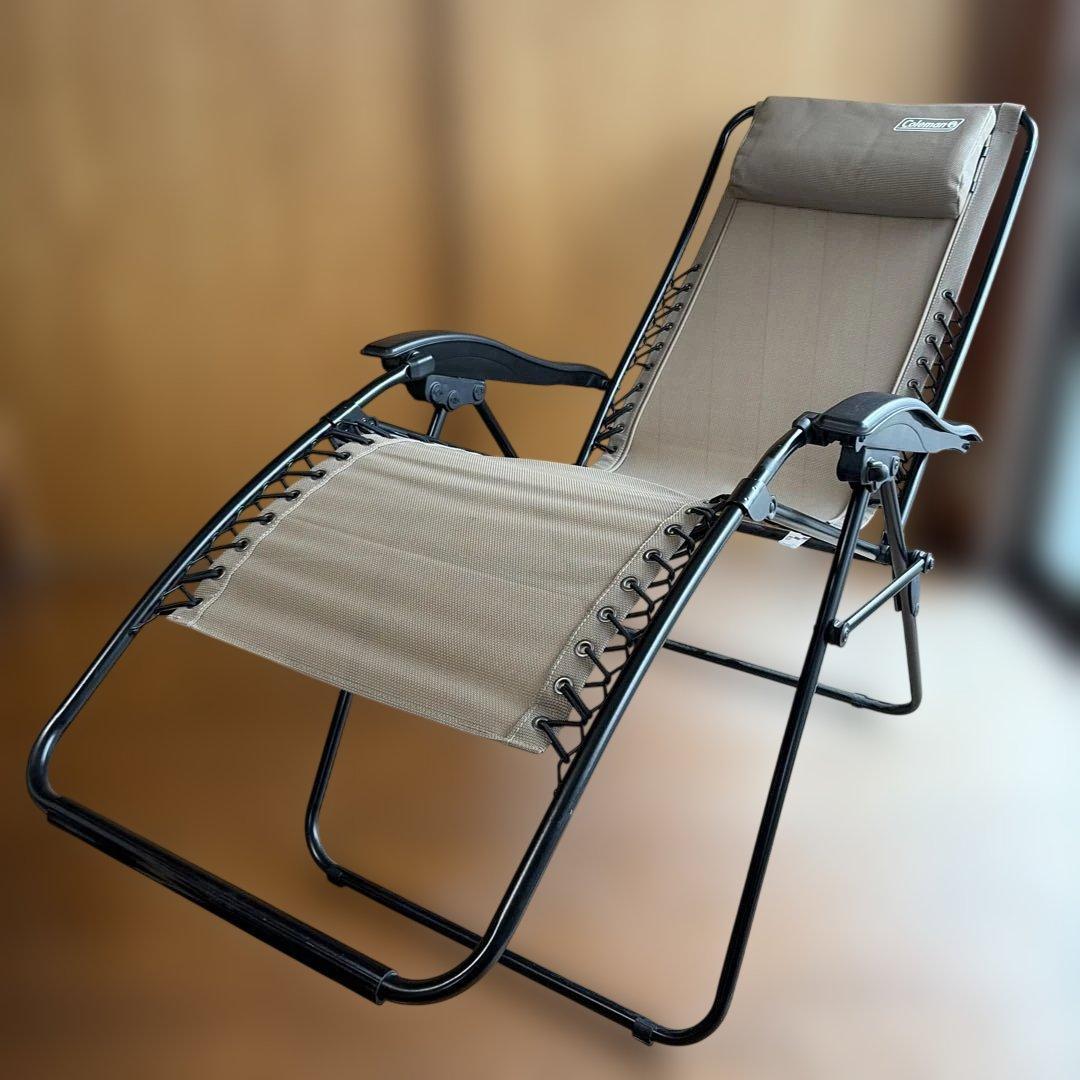 だいすけ　coleman インフィニティチェア　ベージュ