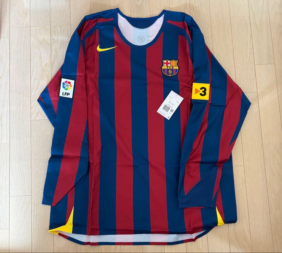 新品　ナイキ　バルセロナ　 ロナウジーニョ 2005/06 リイシュー　XXL