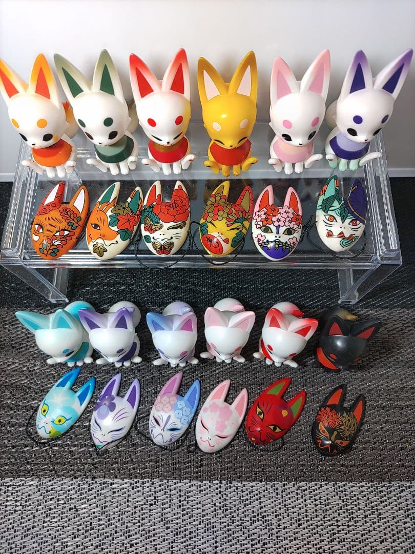 花いろこぎつねマスコット　12種セット