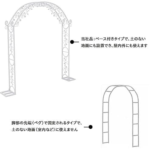 ガーデンアーチ ホワイト