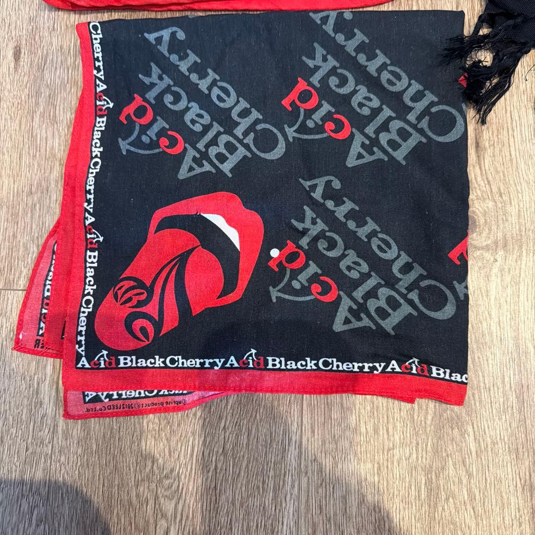 Acid Black Cherry タオル バンダナ スカーフ 4点セット