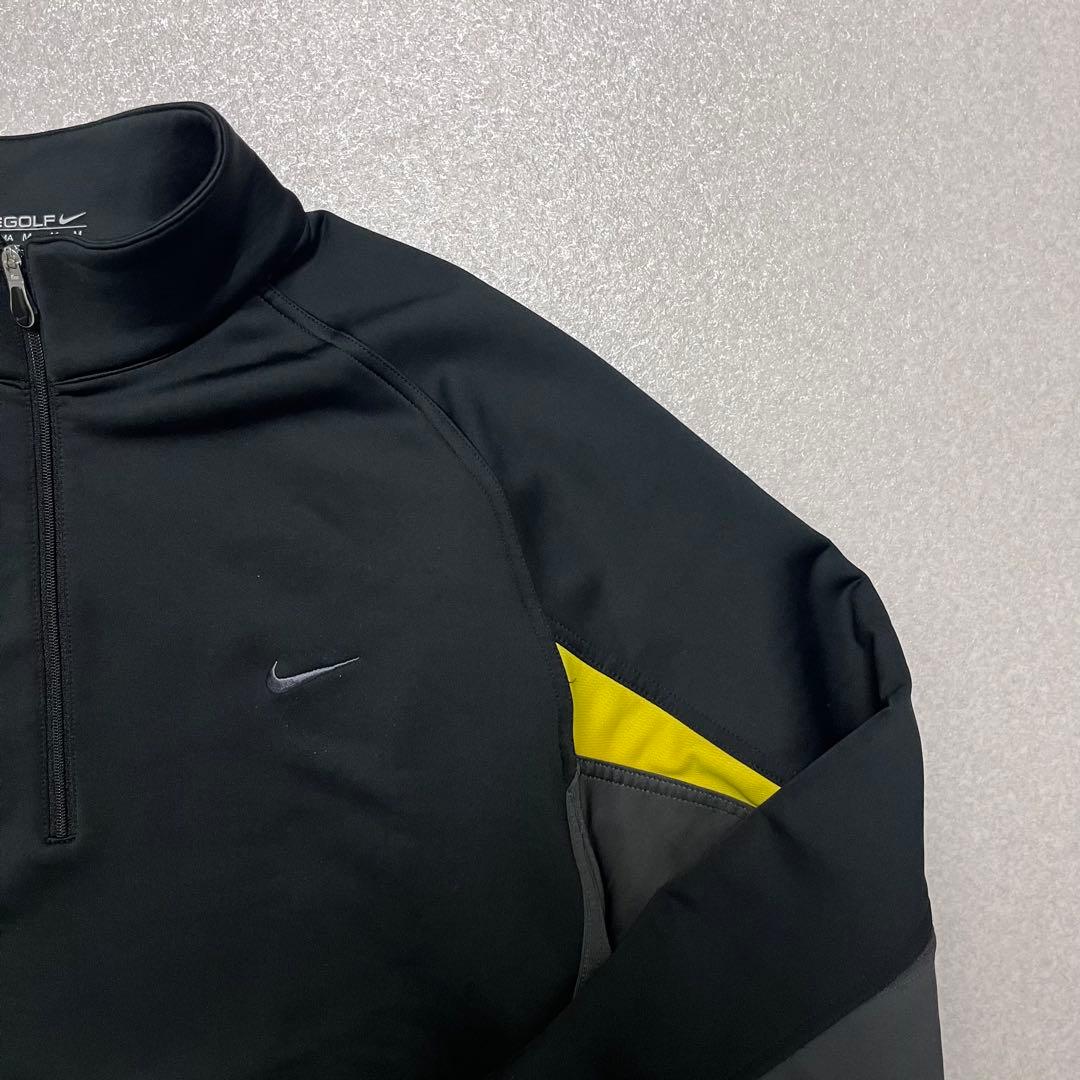 NIKE GOLF ナイキゴルフ ハーフジップセーター メンズ M ブラック