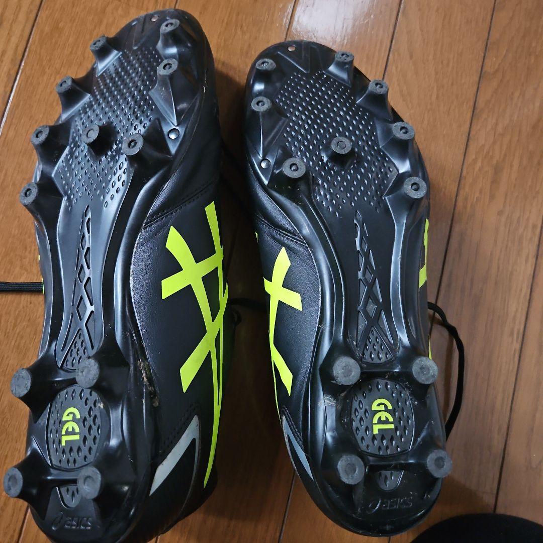 asics DS LIGHT スポーツシューズ 黒/黄緑 スパイク