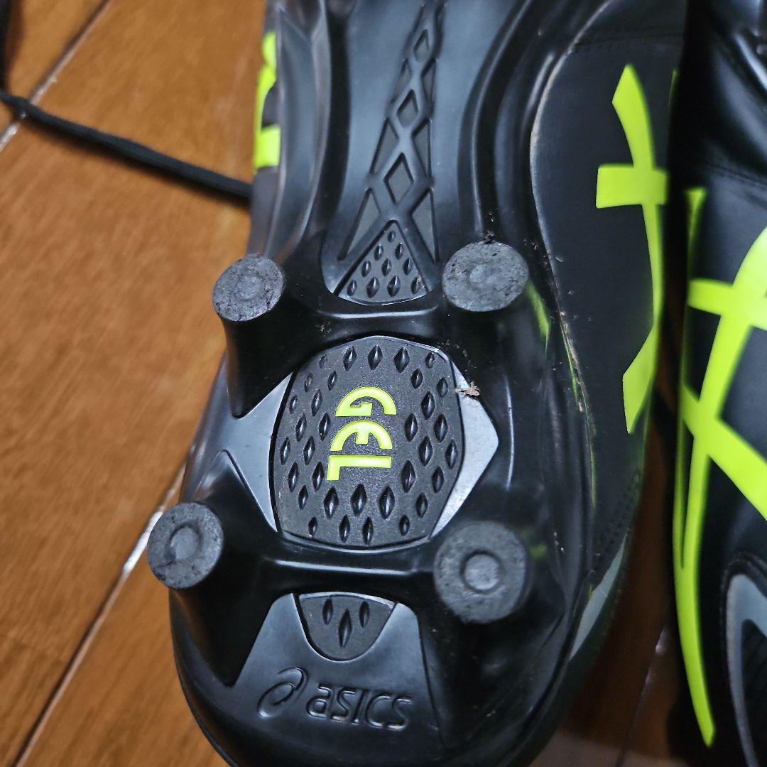 asics DS LIGHT スポーツシューズ 黒/黄緑 スパイク