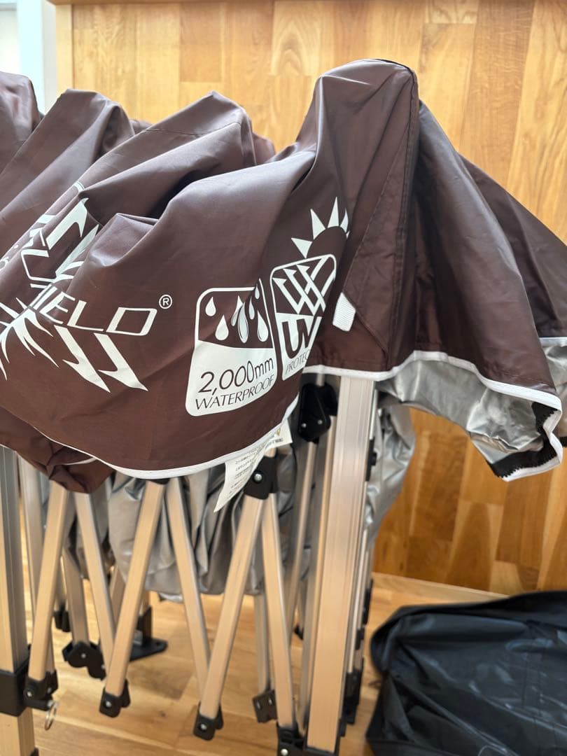 FIELDOOR ワンタッチタープ　200cm x 200cm＋シェード1枚
