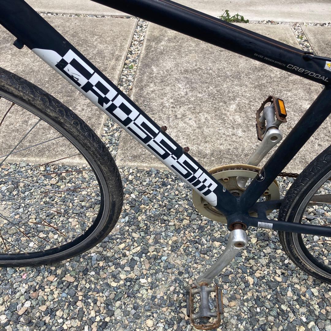 引取り限定　福岡　クロスバイク　自転車　お買い得　通勤　通学　サイクリン
