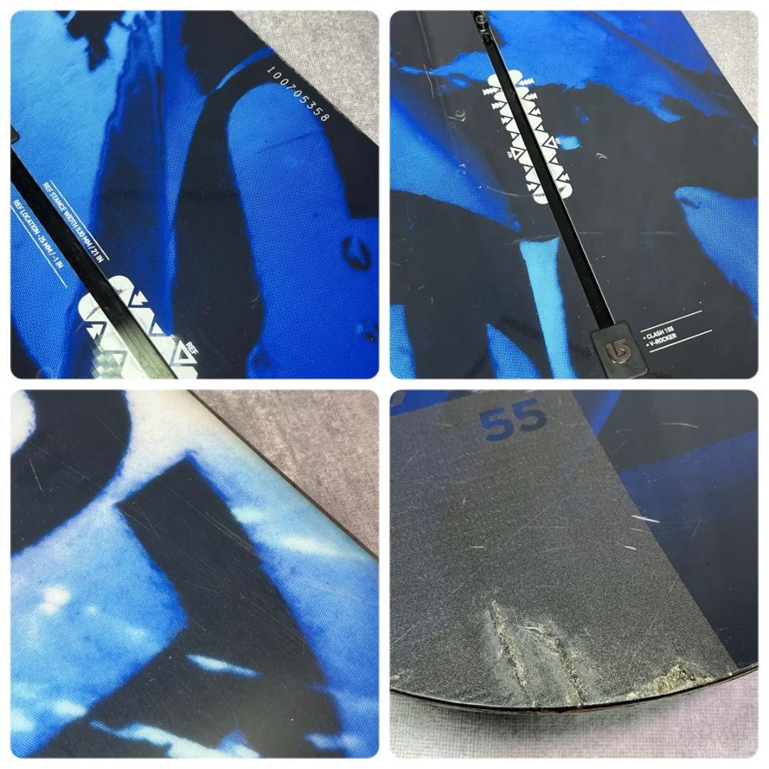 バートン CLASH 155cm スノーボード 3点セット メンズ グラトリ