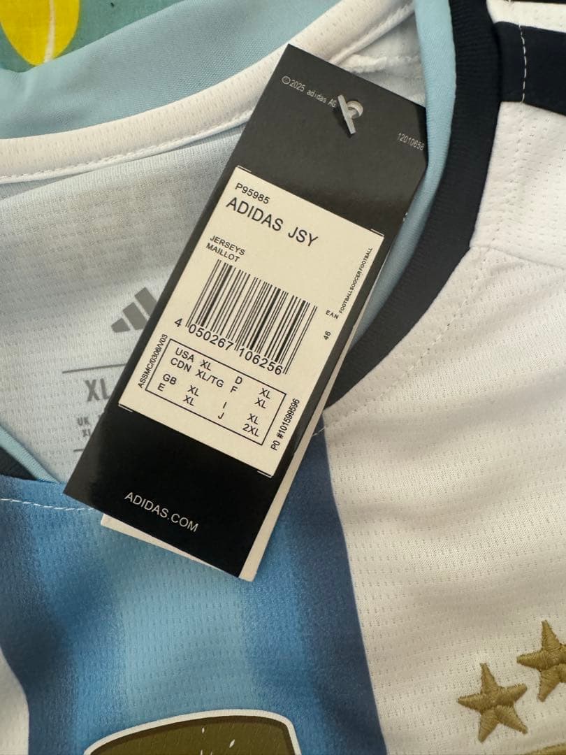 adidas アルゼンチン代表 シャツ XL