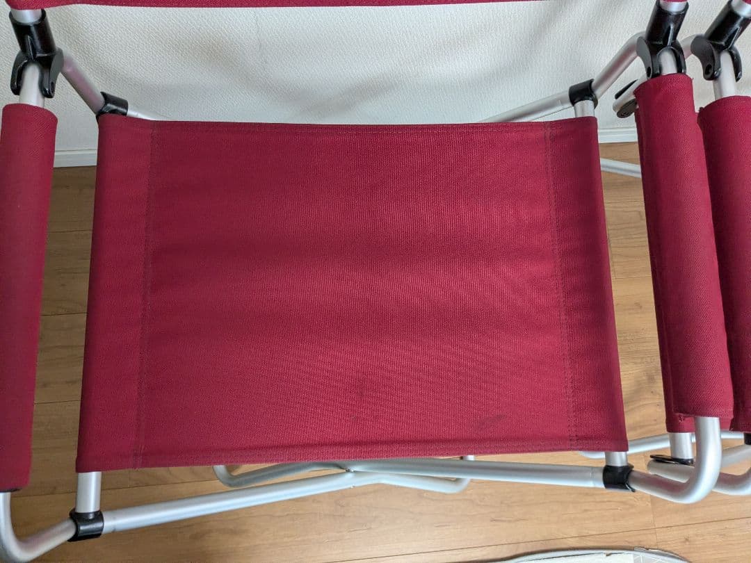 スノーピーク　FDチェアワイド　レッド　2脚セット　LV-077RD