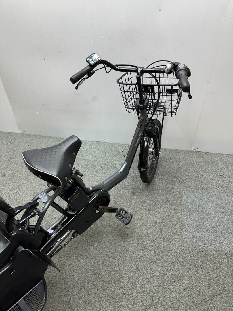 パナソニックギュットアニーズ　人気な車種　3人乗り対応電動自転車　子供シート付き