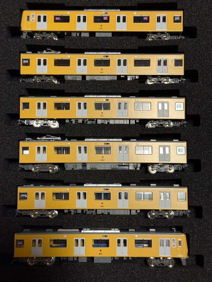 西武6000系（黄色い6000系電車）基本6両セット室内灯付【グリーンマックス】