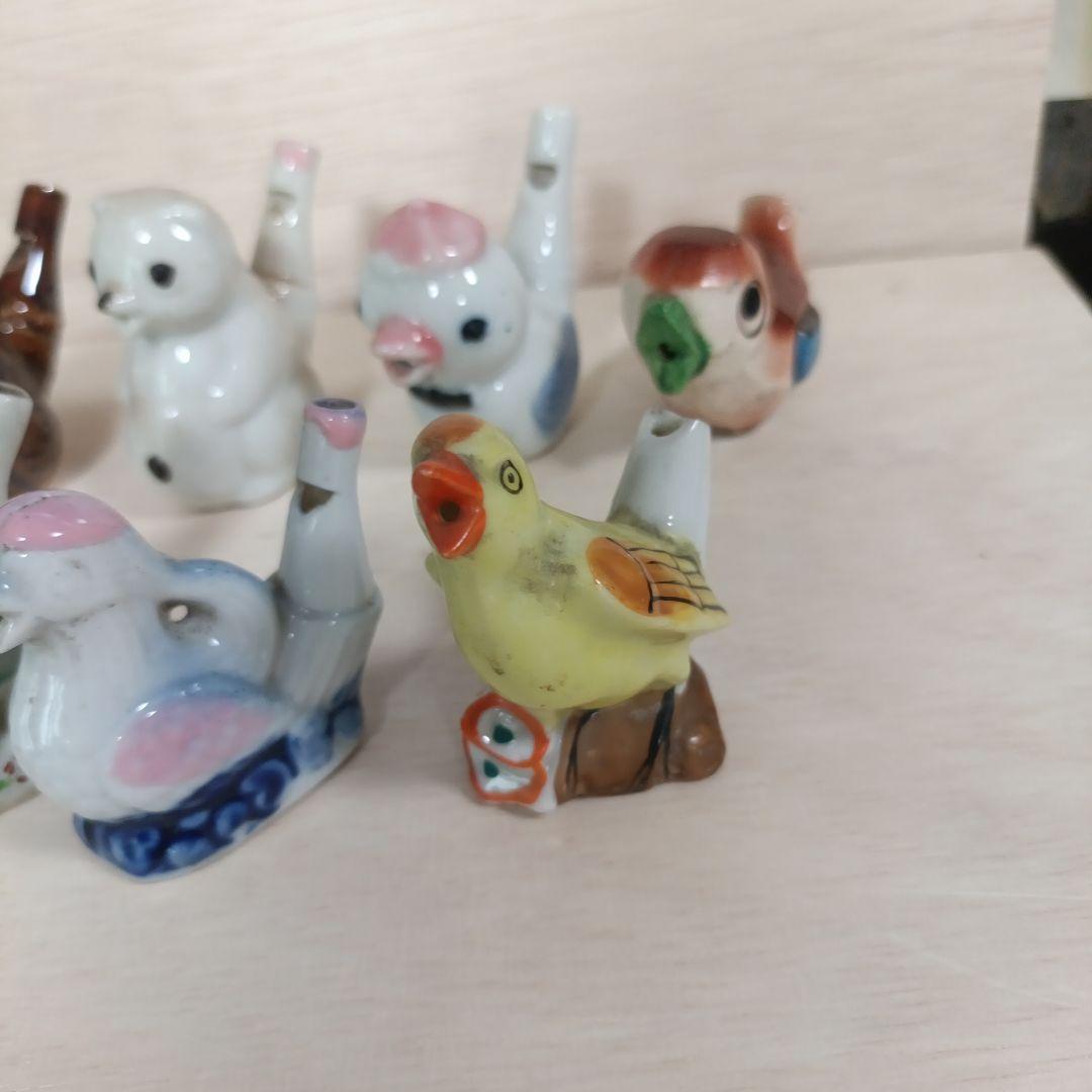 水笛　陶器　レトロ