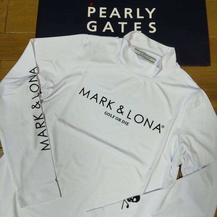⭐新品⭐MARK & LONA⭐長袖モック⭐白⭐S⭐