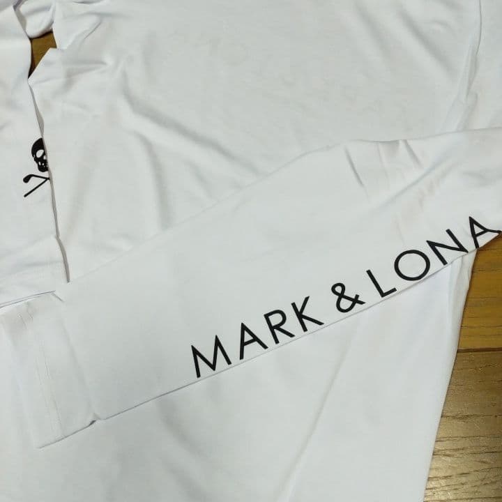 ⭐新品⭐MARK & LONA⭐長袖モック⭐白⭐S⭐