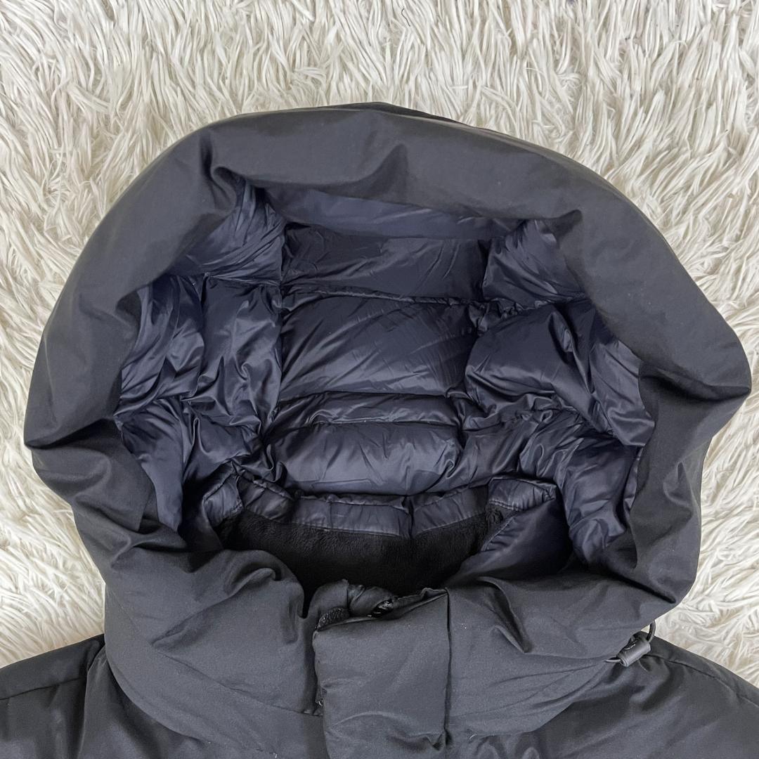 【THE NORTH FACE】ロングダウンコート ブラック メンズ95(M)