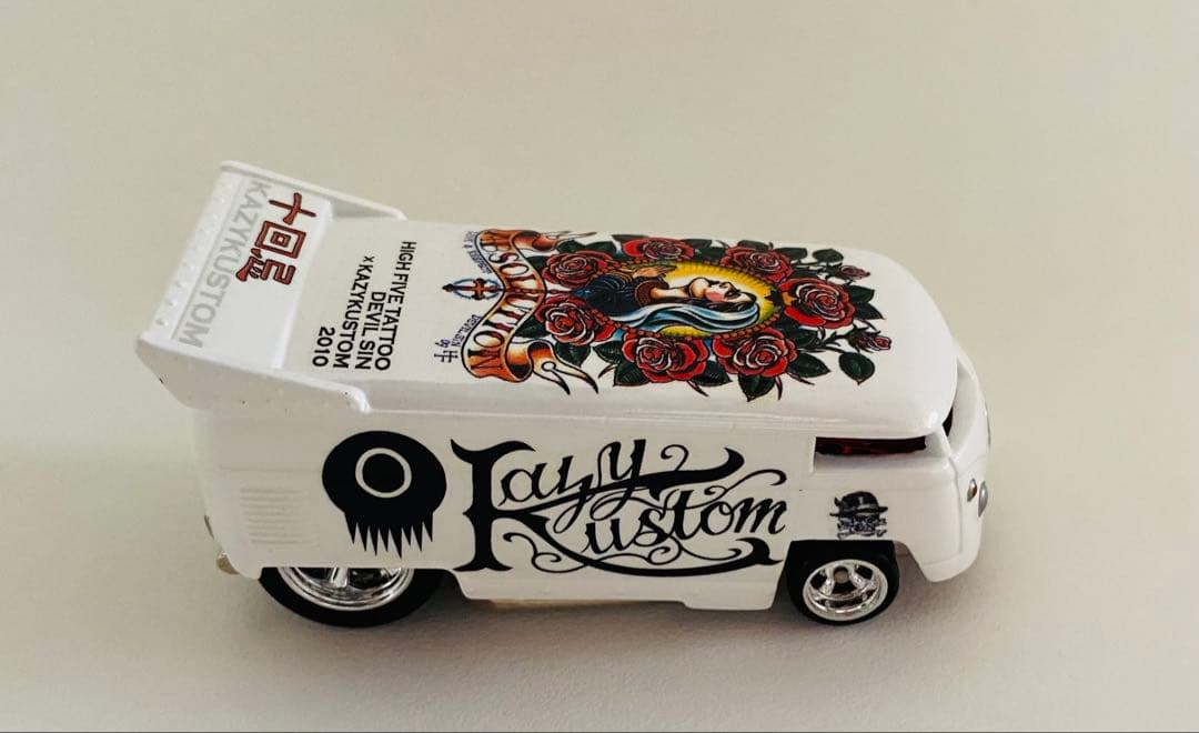 ホットウィール　VW ドラッグバス　KAZYKUSTOM