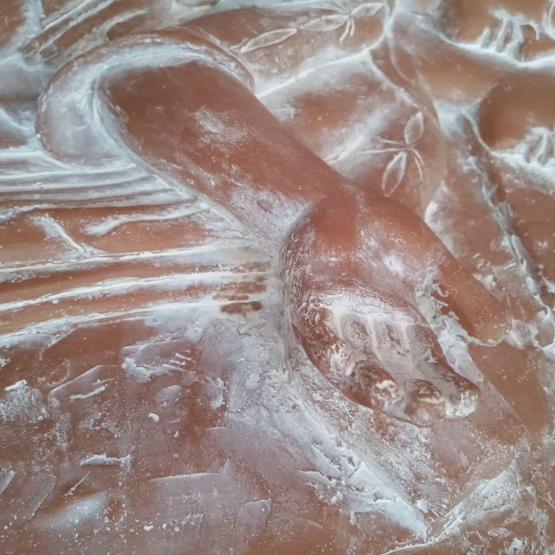 古代ギリシャ女性像 彫刻 陶器かどうか未鑑定です約 60cm x 40cm