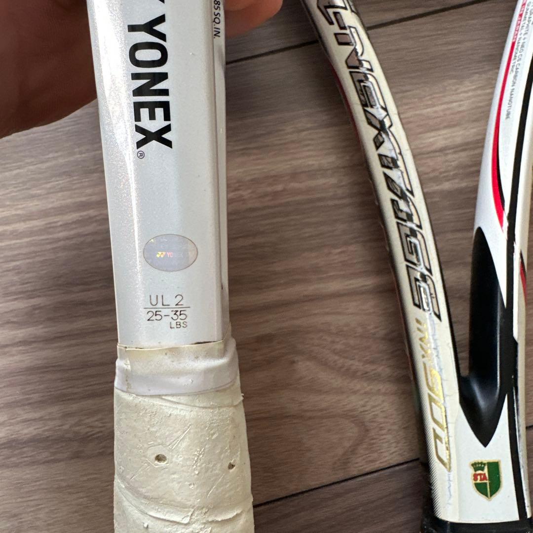 YONEX ラケット2本＋ラケットバッグSET