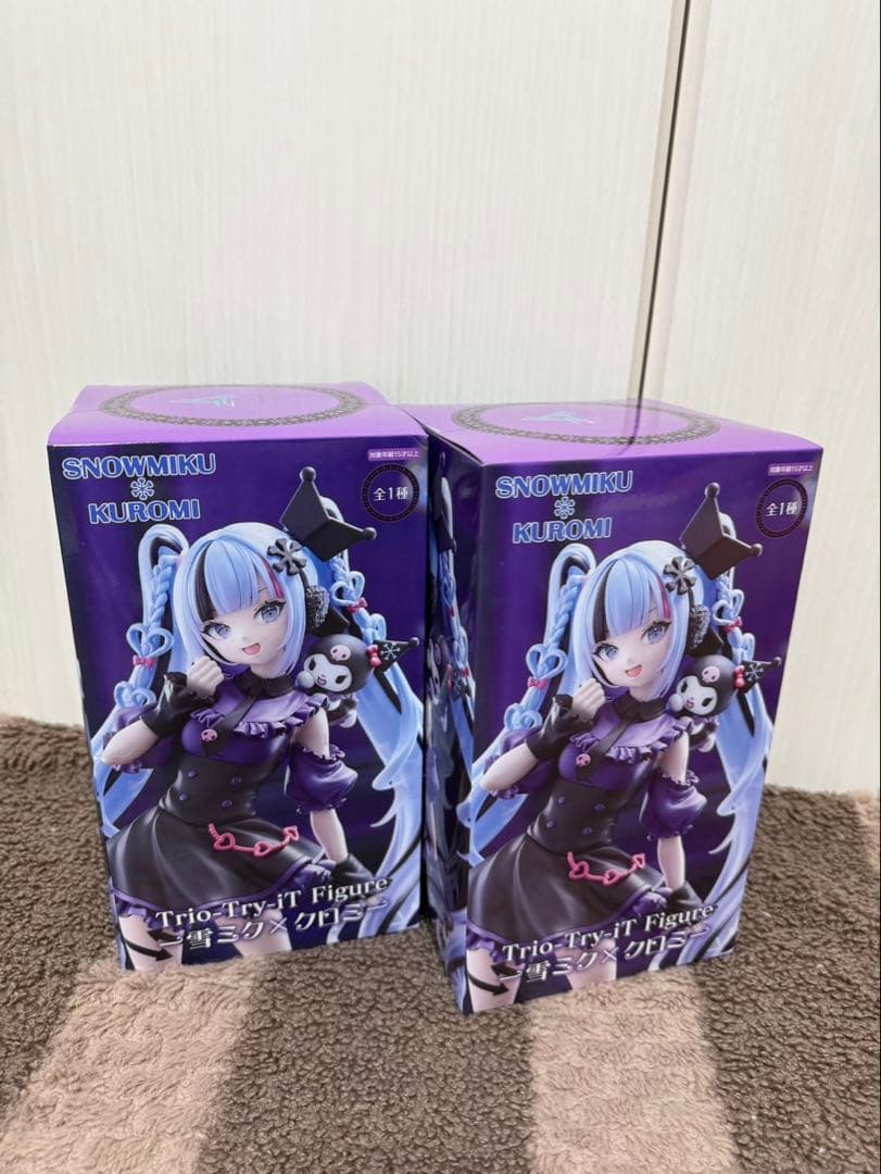 【新品未開封】雪ミク×クロミ フィギュア 2体セット