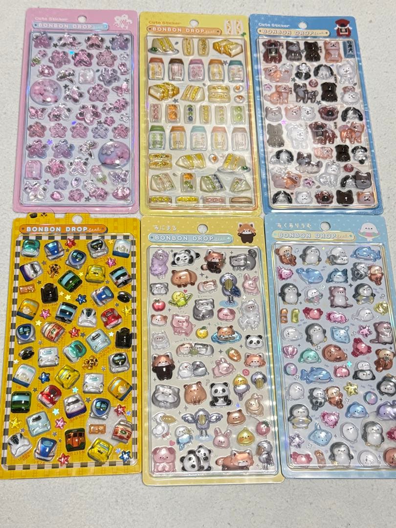 【全て正規品】ボンボンドロップシール　うるちゅる　プチドロ　まとめ売り　42点
