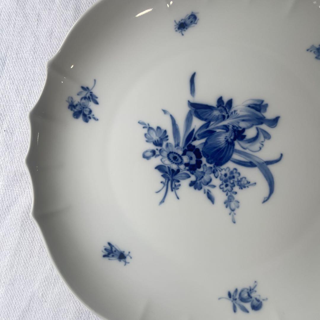 マイセン　青い花　Meissen 大皿　ブルーフラワー　28cm