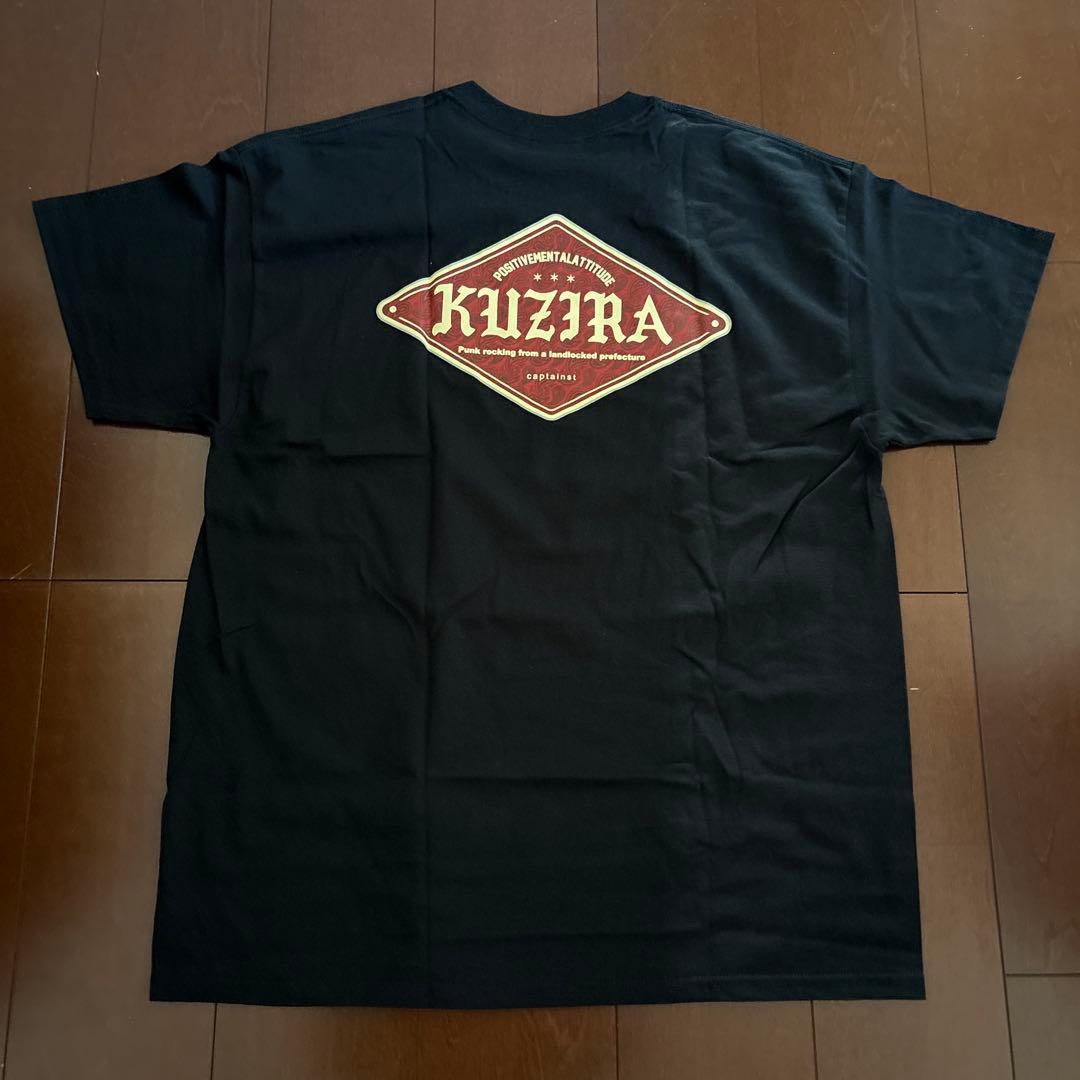 KUZIRA CAPTAINSTREETコラボ黒 Tシャツ バックプリントあり