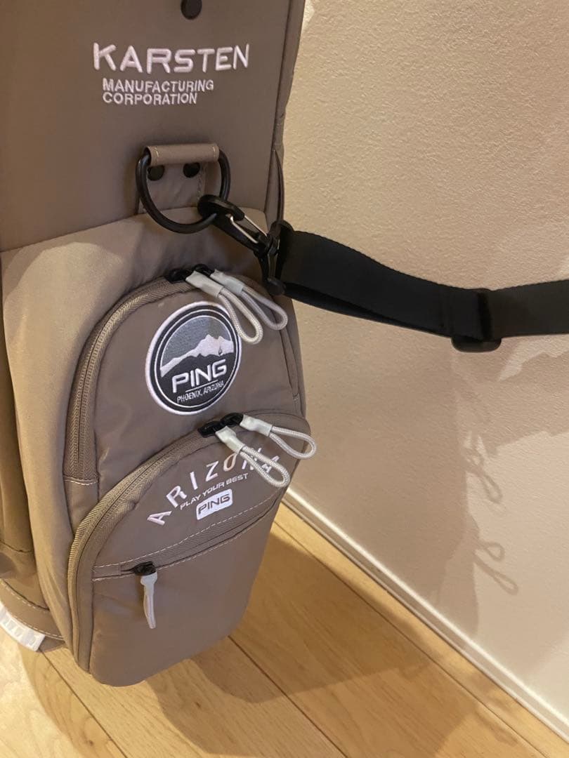 PING ゴルフバッグ ベージュ