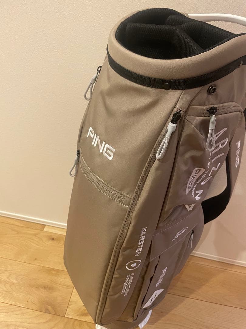PING ゴルフバッグ ベージュ