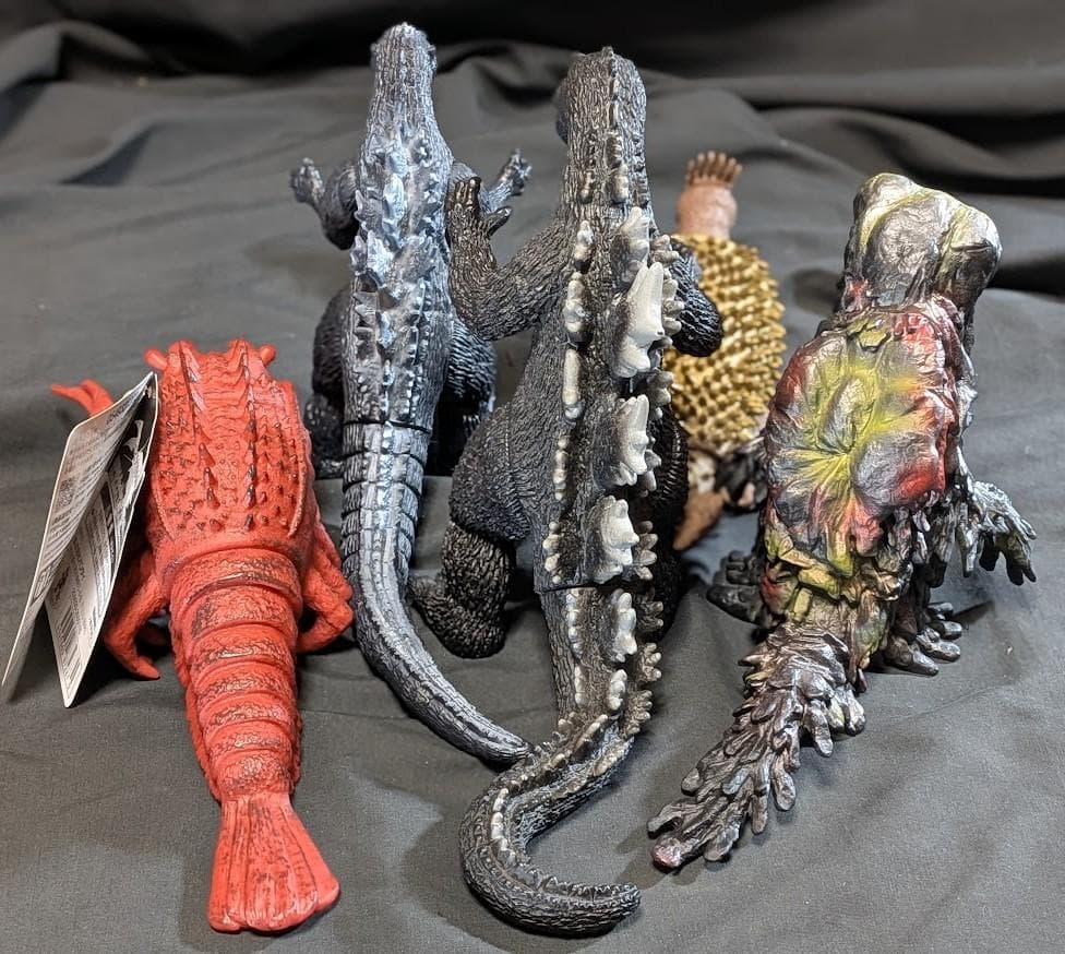 ゴジラEX・エビラ・ヘドラ他（バンダイ）ムービーモンスターシリーズ５体セット