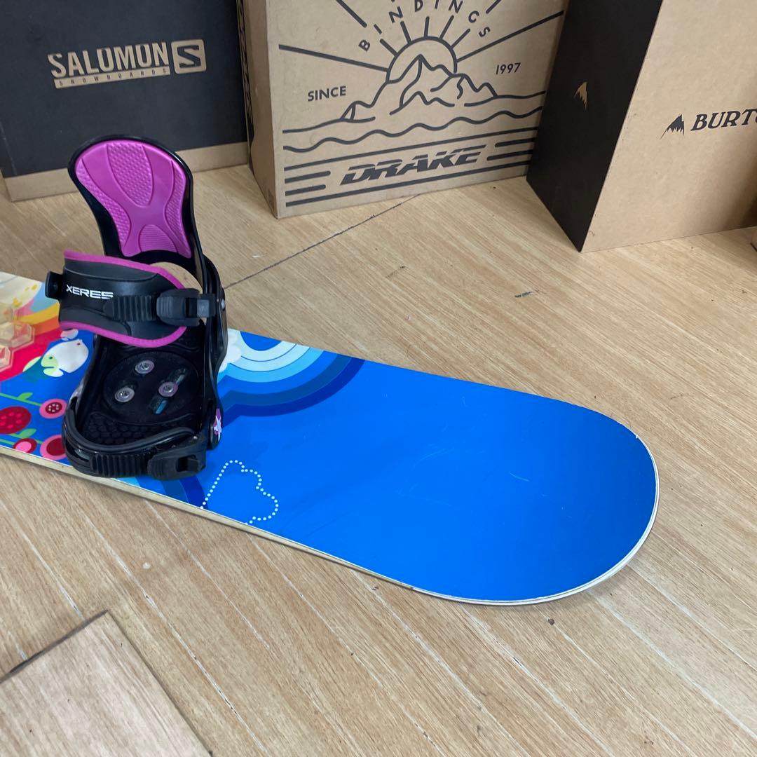 BURTON×XERES　　キッズスノーボードセット　バートン　バイン付