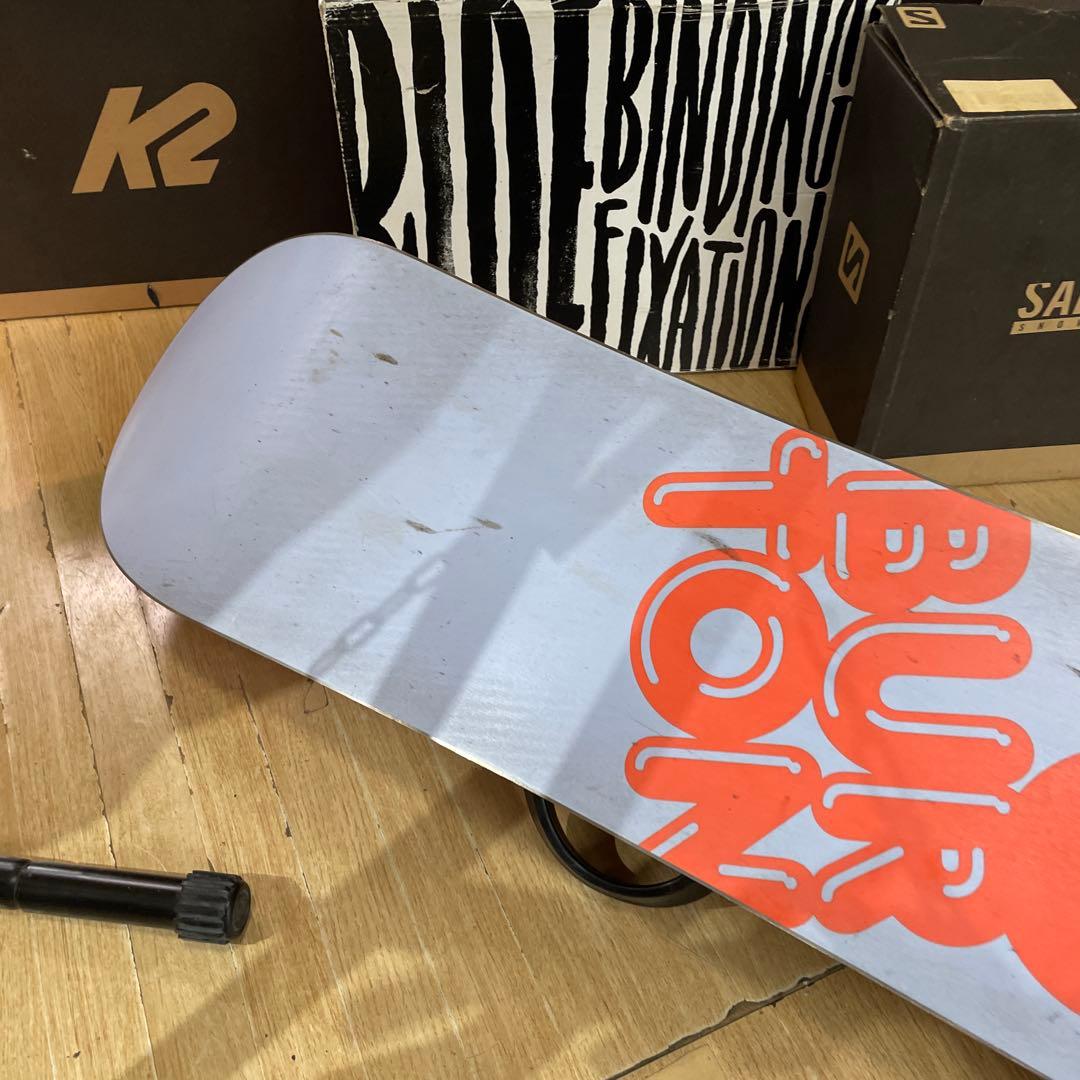 BURTON×XERES　　キッズスノーボードセット　バートン　バイン付