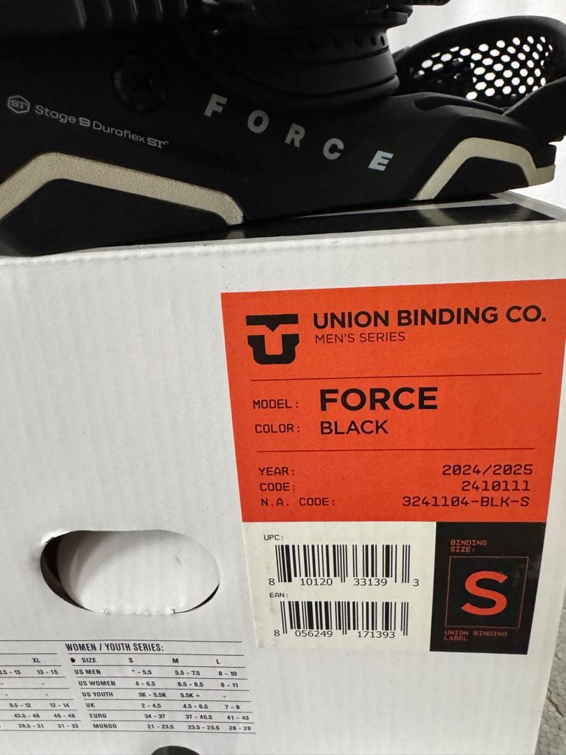＝美品＝ UNION FORCE メンズ 黒 24-25 Sサイズ