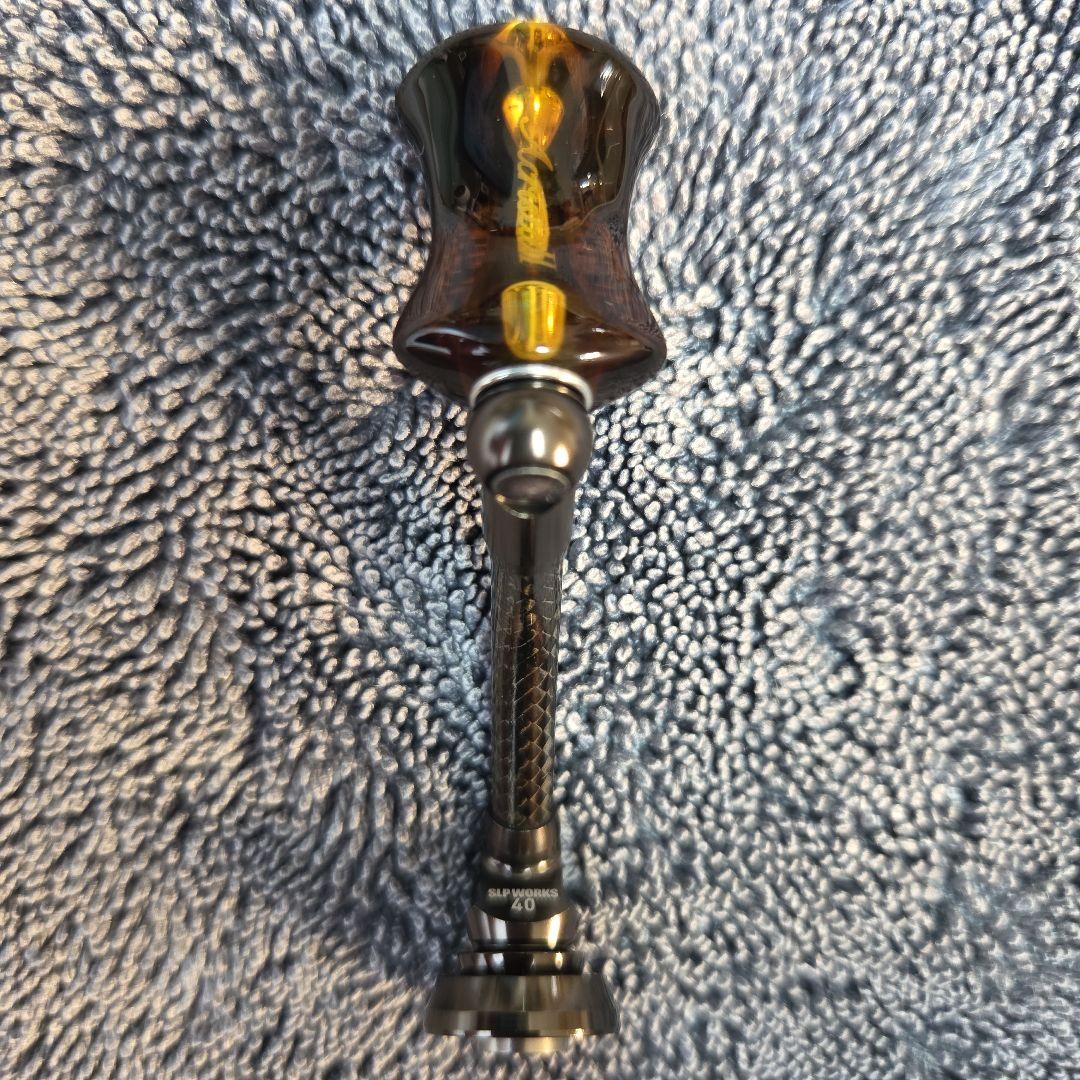 SLP WORKS カーボンハンドル　ハンドルキャップ　黒い特務機23リミテッド