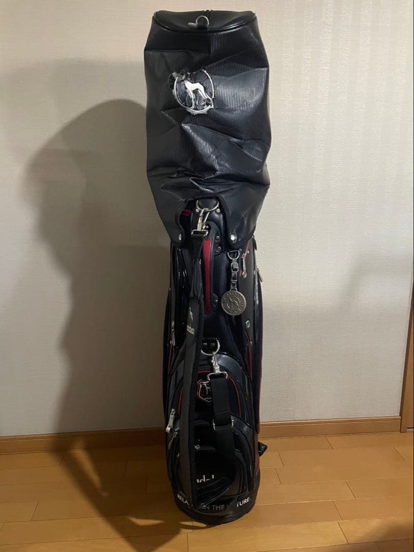 アダバット　adabat　キャディバッグ　黒　赤