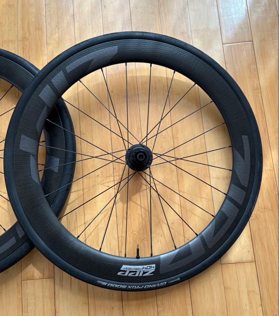 美品ZIPP 404 Firecrest カーボンホイールセット 700C