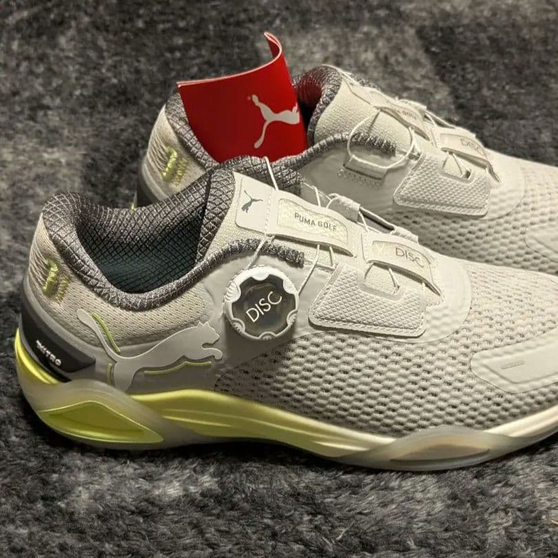 新品 箱あり PUMA ゴルフシューズ DISC 25.5cm ダイヤル式
