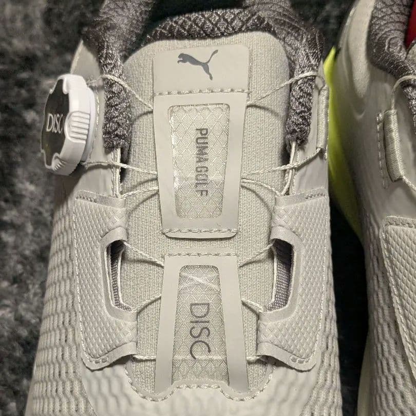 新品 箱あり PUMA ゴルフシューズ DISC 25.5cm ダイヤル式