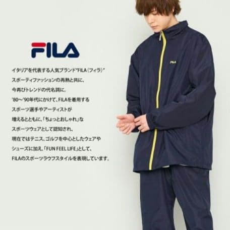 FILA GOLF ゴルフウェア ジャケット パンツ 上下セット 中綿 冬服 Ｌ