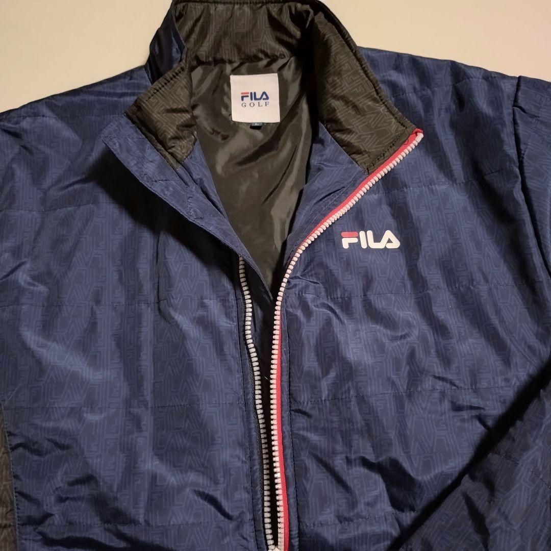 FILA GOLF ゴルフウェア ジャケット パンツ 上下セット 中綿 冬服 Ｌ