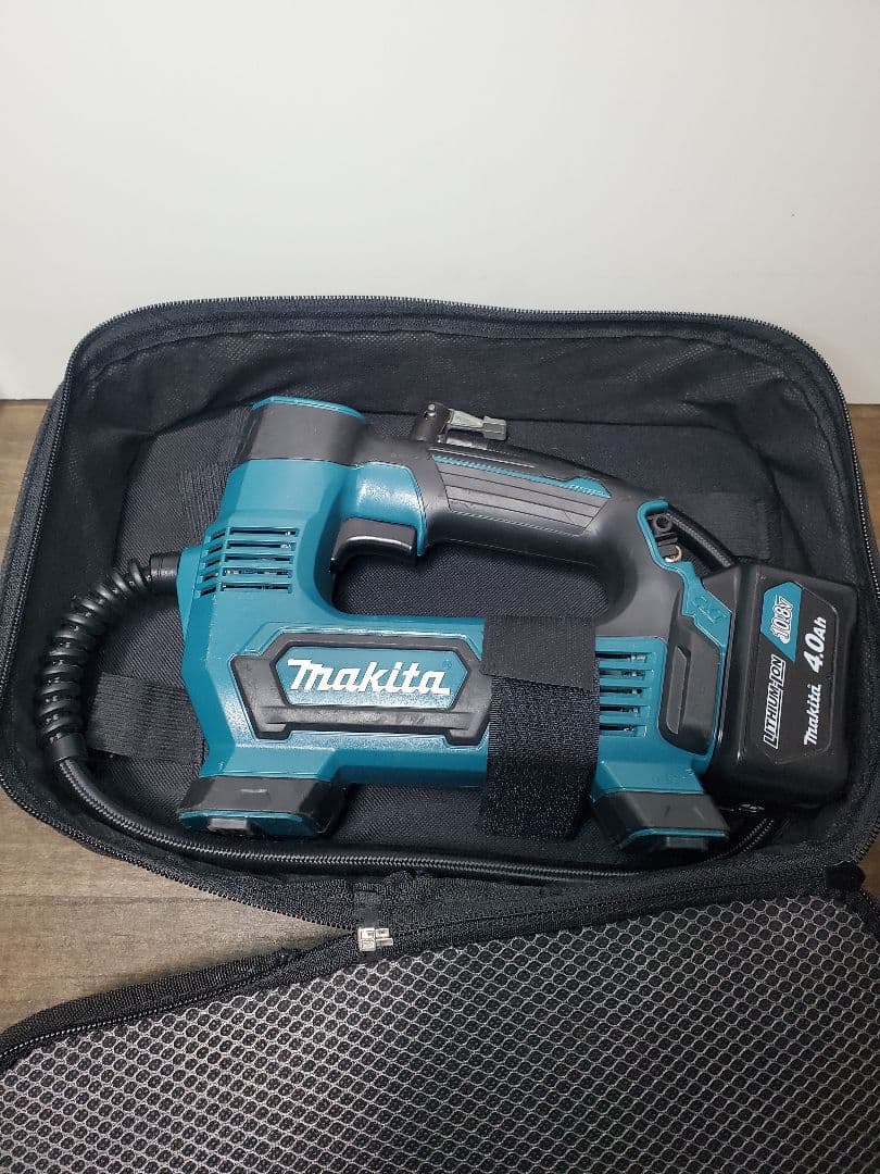 【タイヤ交換】マキタ MP100 充電式 空気入れ 大容量 BL1040B