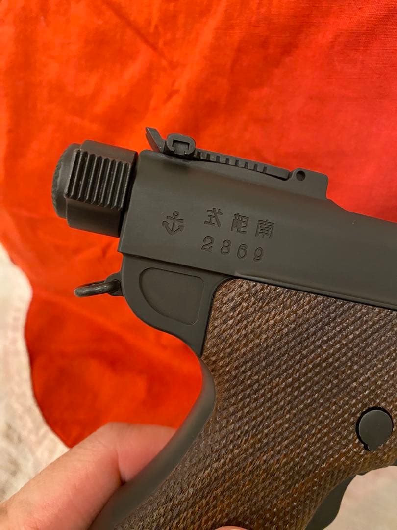 南部式自動拳銃 大型乙 パパ南部 モデルガン フルセット HW 木グリ 月島軍曹