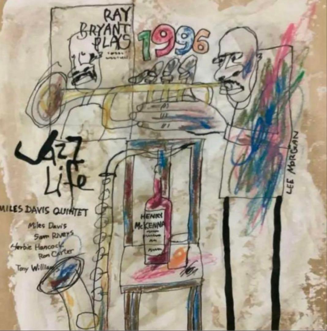絵画・額縁・版画・津田耕・Play Ⅶ・JAZZ・ 美術品・インテリア・雑貨