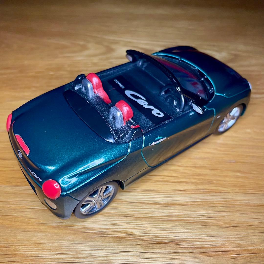 ダイハツ コペン セロ グリーン プルバックカー ミニカー 緑