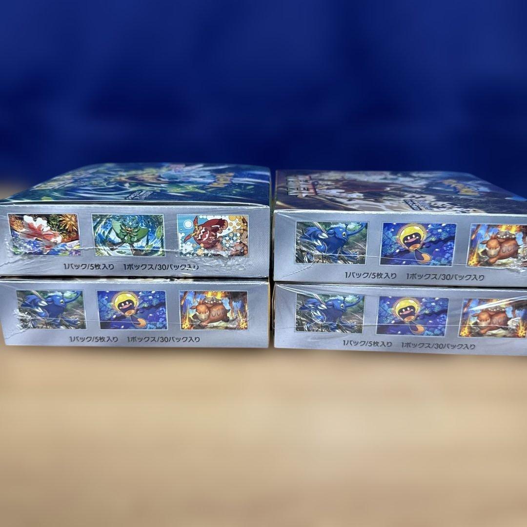 ポケカ 4BOXまとめ クレイバーストx3 変幻の仮面x1 シュリンク付き
