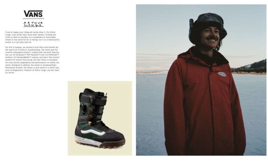 22-23 VANS INFUSE ARTHUR LONGOスノーボードブーツ
