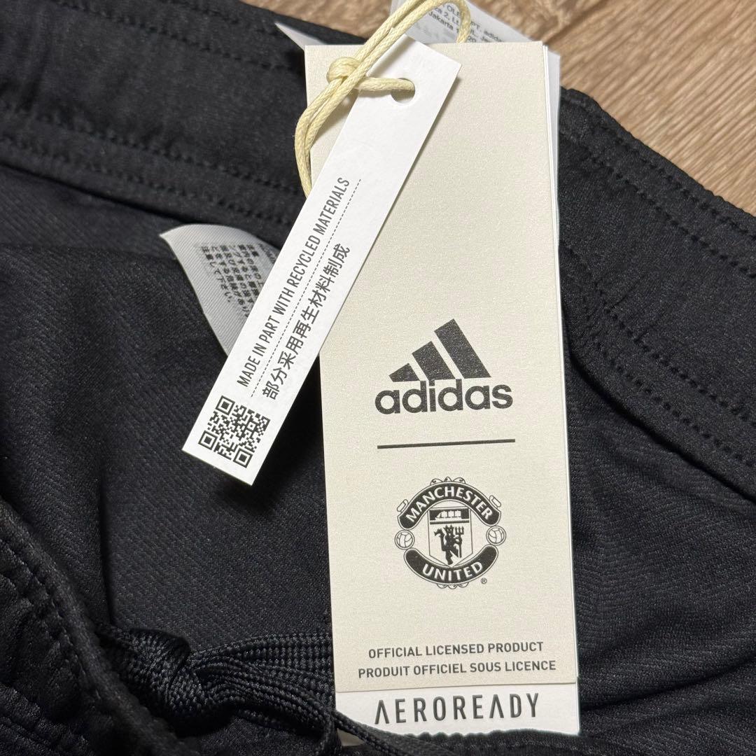 新品 adidas MUFC マンチェスター・ユナイテッド ジャージパンツ L
