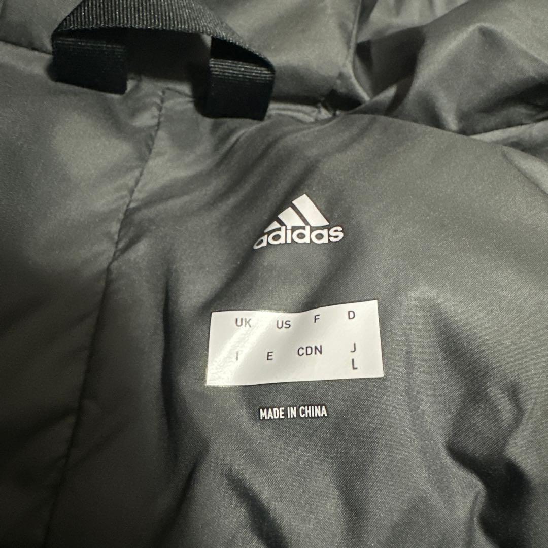 adidas ベンチコート ブラック
