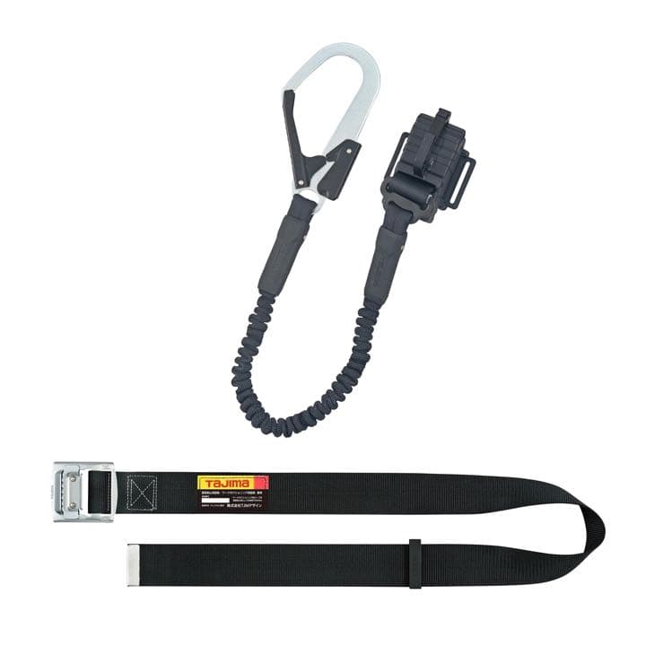 タジマ　胴ベルト用 蛇腹縦型L1 スチールベルトM B1SMJR-TL1BK