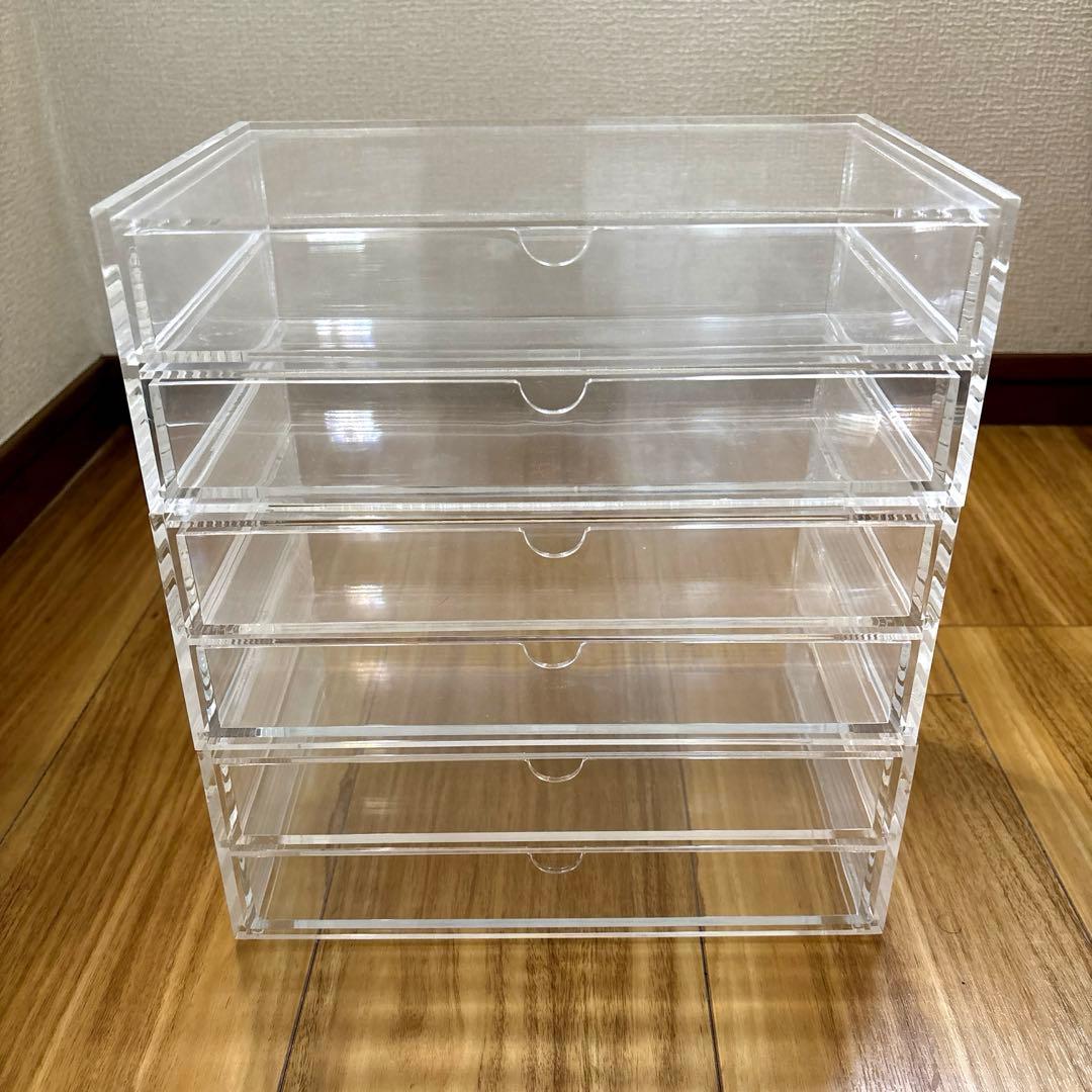 無印良品　2段アクリルケース大　セット
