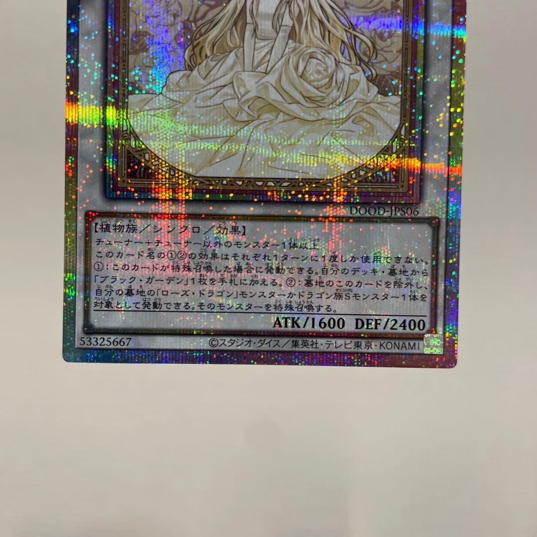 希少 メルカリ便 遊戯王 ガーデン・ローズ・メイデン 絵違い プリズマ